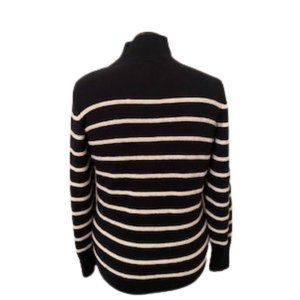 Stripped Turtleneck Sweater